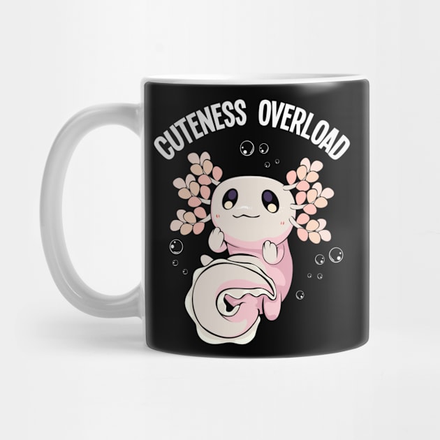 Axolotl - Cuteness Overload Kawaii Lurch by Lumio Gifts